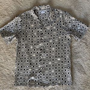 Zara Patterned Button Up Shirt